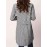 Button Front Long Top, Casual Long Sleeve Long Shirt, Women's Clothing
